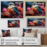 Cosmic Hues Infuse The Birds - Bird Wall Decor