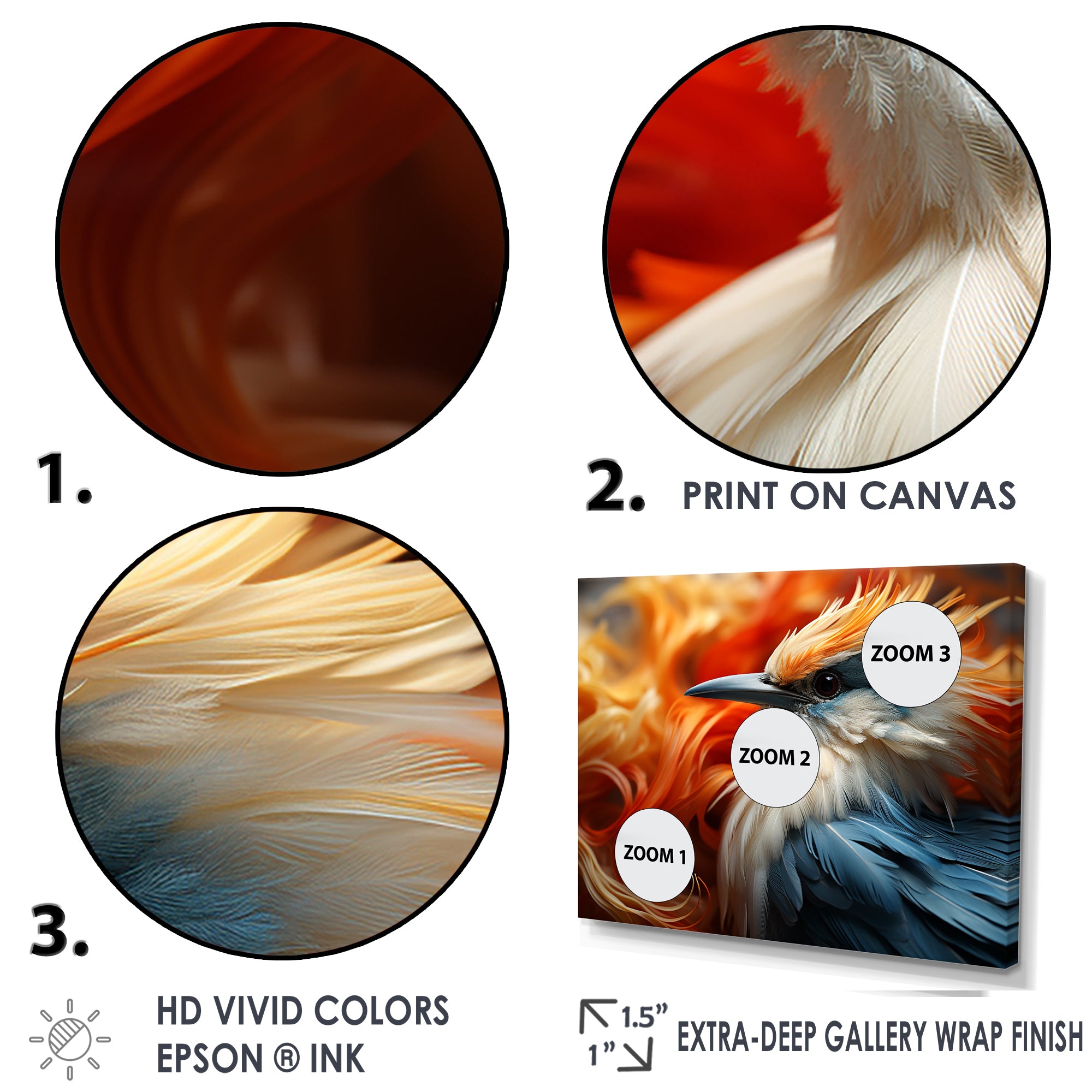 Ethereal Tones Form Abstract Wingspans - Bird Framed Canvas Art