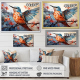 Geometric Birds In Cubist Skies - Bird Canvas Wall Art