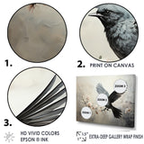 Minimalist Black Flight Of Bird - Bird Wall Art Prints