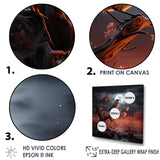 Textured Layers Create Mixed Media Skies - Bird Wall Decor