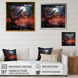 Textured Layers Create Mixed Media Skies - Bird Wall Decor