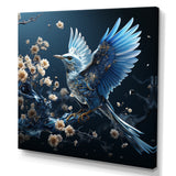 Watery Blues In Capture The Delicate Bird - Bird Home Decor Art