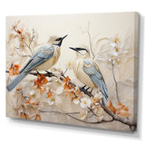 Minimalism Birds Paradise Floral Branch - Bird Floral Bedroom Wall Art