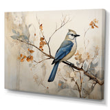 Minimalism Bird On Branch - Bird Floral Wall Decor