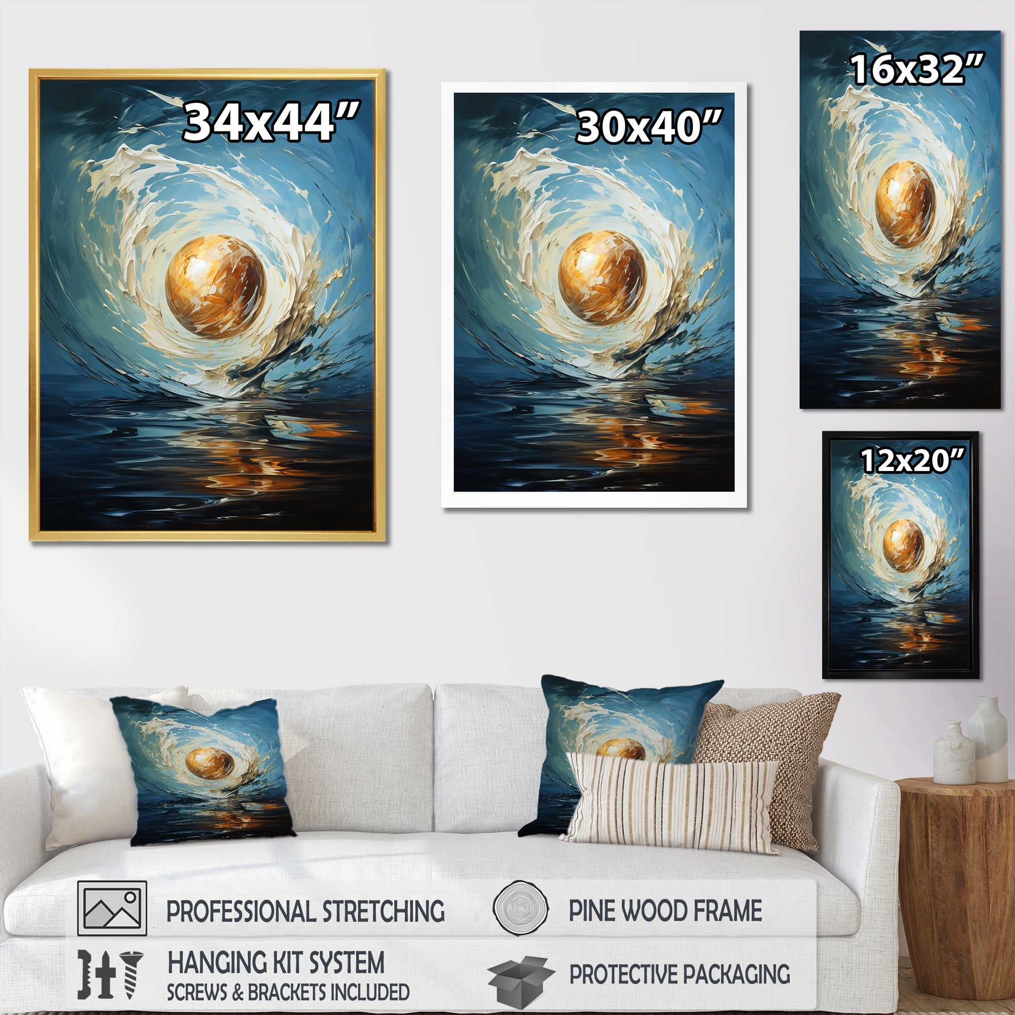 Bowling Azure Approach - Bowling Canvas Wall Art