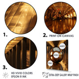 Bronze Bowling Reflections - Bowling Canvas Wall Art