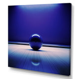 Bowling Indigo Impact - Bowling Canvas Wall Art