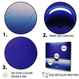 Bowling Indigo Impact - Bowling Canvas Wall Art