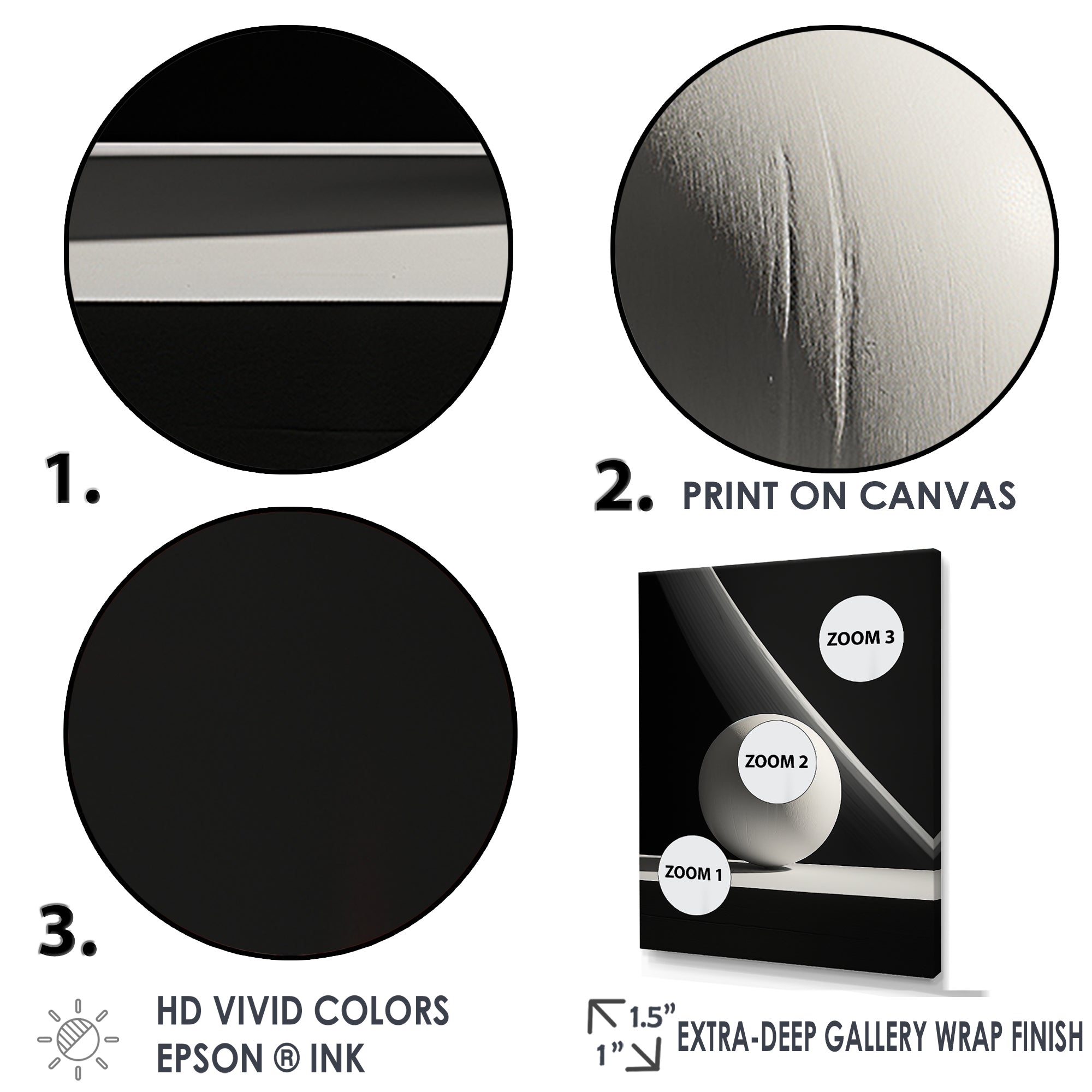 Bowling Ivory Impact - Bowling Canvas Wall Art