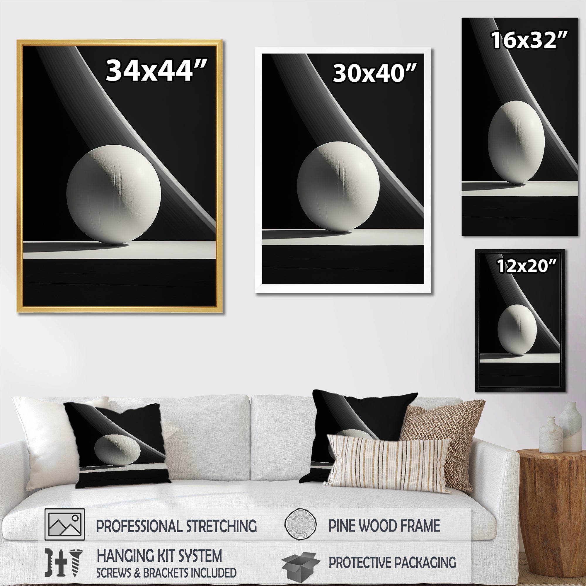 Bowling Ivory Impact - Bowling Canvas Wall Art
