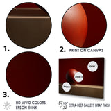 Maroon Momentum Ball - Bowling Canvas Wall Art