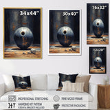 Navy Knockdown - Bowling Canvas Wall Art