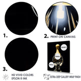 Onyx Overturn - Bowling Canvas Wall Art