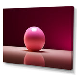 Pink Rose Roll - Bowling Canvas Wall Art
