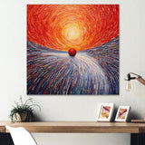 Ruby Roll Opposite Magnetic Poles - Bowling Canvas Wall Art