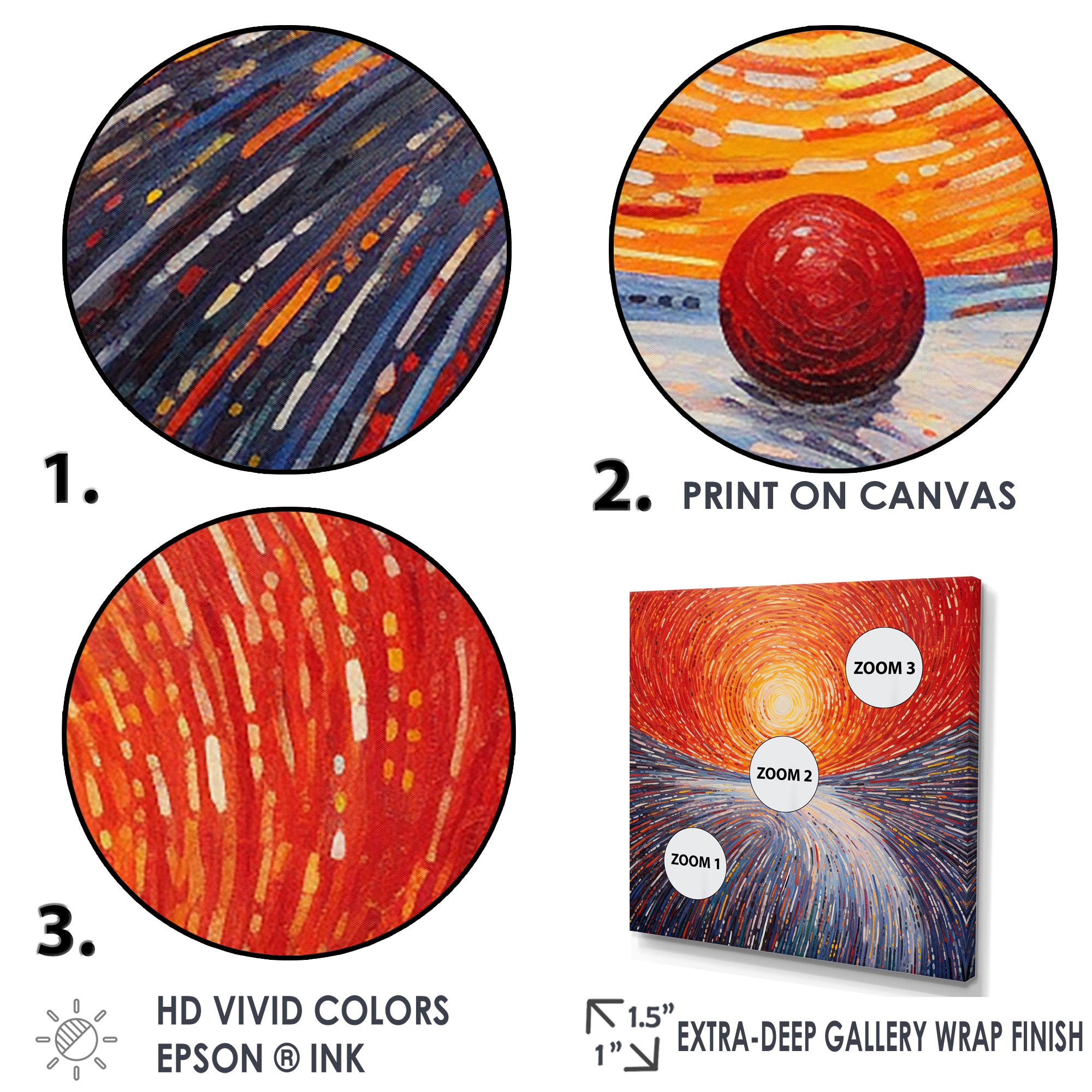 Ruby Roll Opposite Magnetic Poles - Bowling Canvas Wall Art