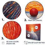 Ruby Roll Opposite Magnetic Poles - Bowling Canvas Wall Art