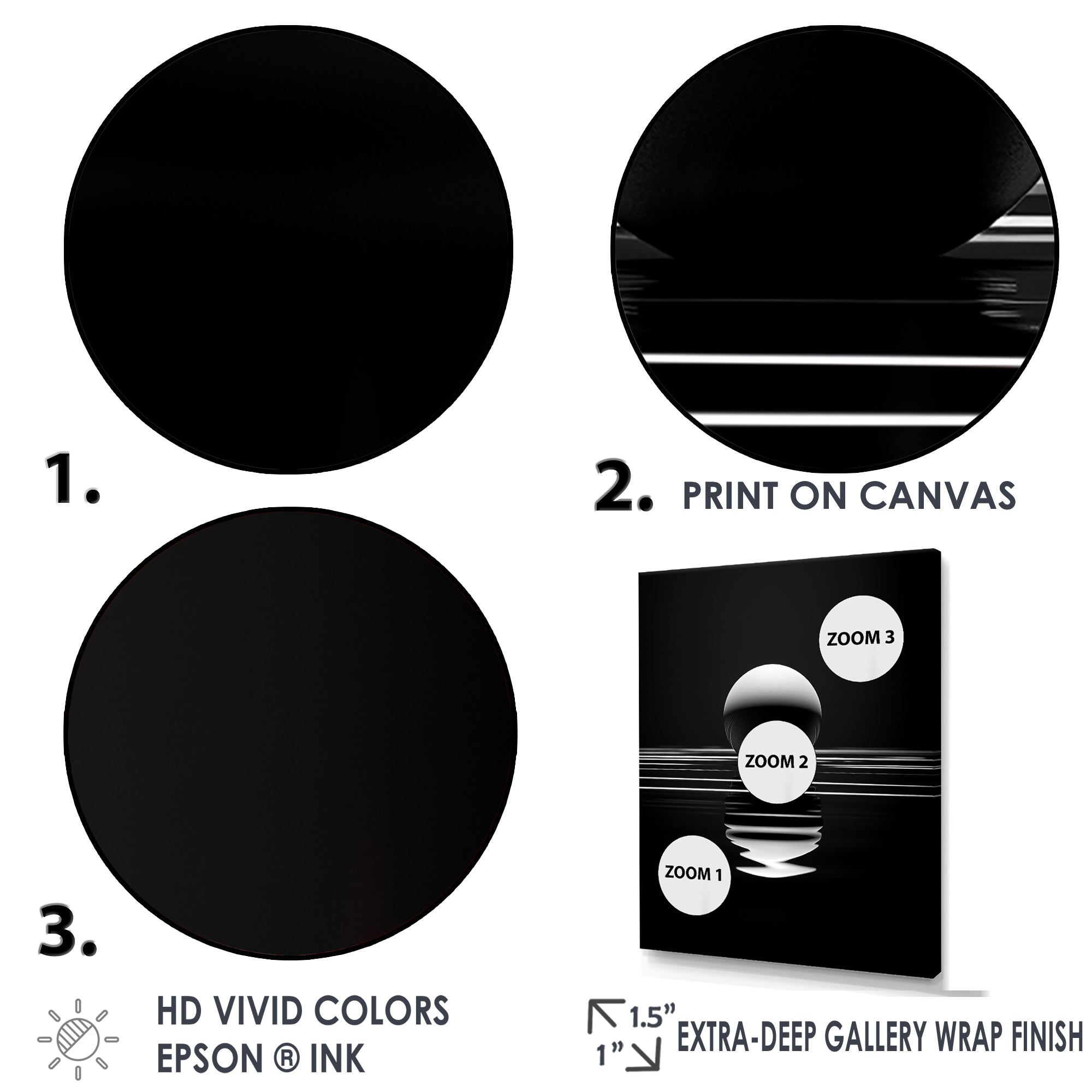 Sapphire Strike Ball Reflection - Bowling Canvas Wall Art