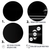 Sapphire Strike Ball Reflection - Bowling Canvas Wall Art