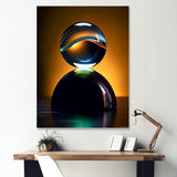 Sapphire Strike Ball Reflection I - Bowling Canvas Wall Art