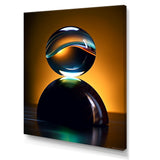 Sapphire Strike Ball Reflection I - Bowling Canvas Wall Art