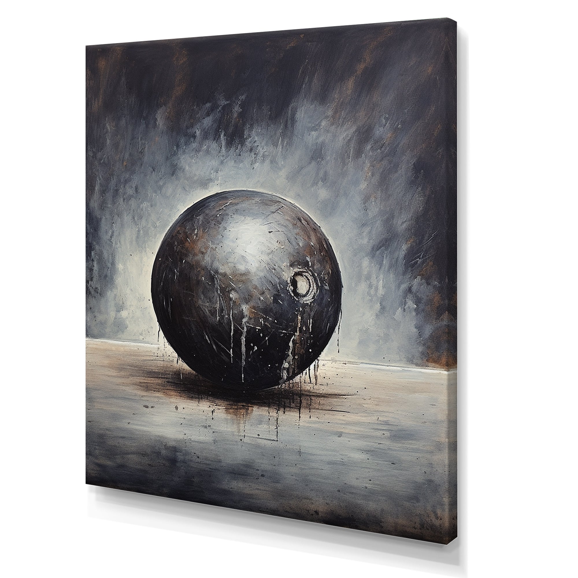 Bowling Slate Strike - Bowling Canvas Wall Art
