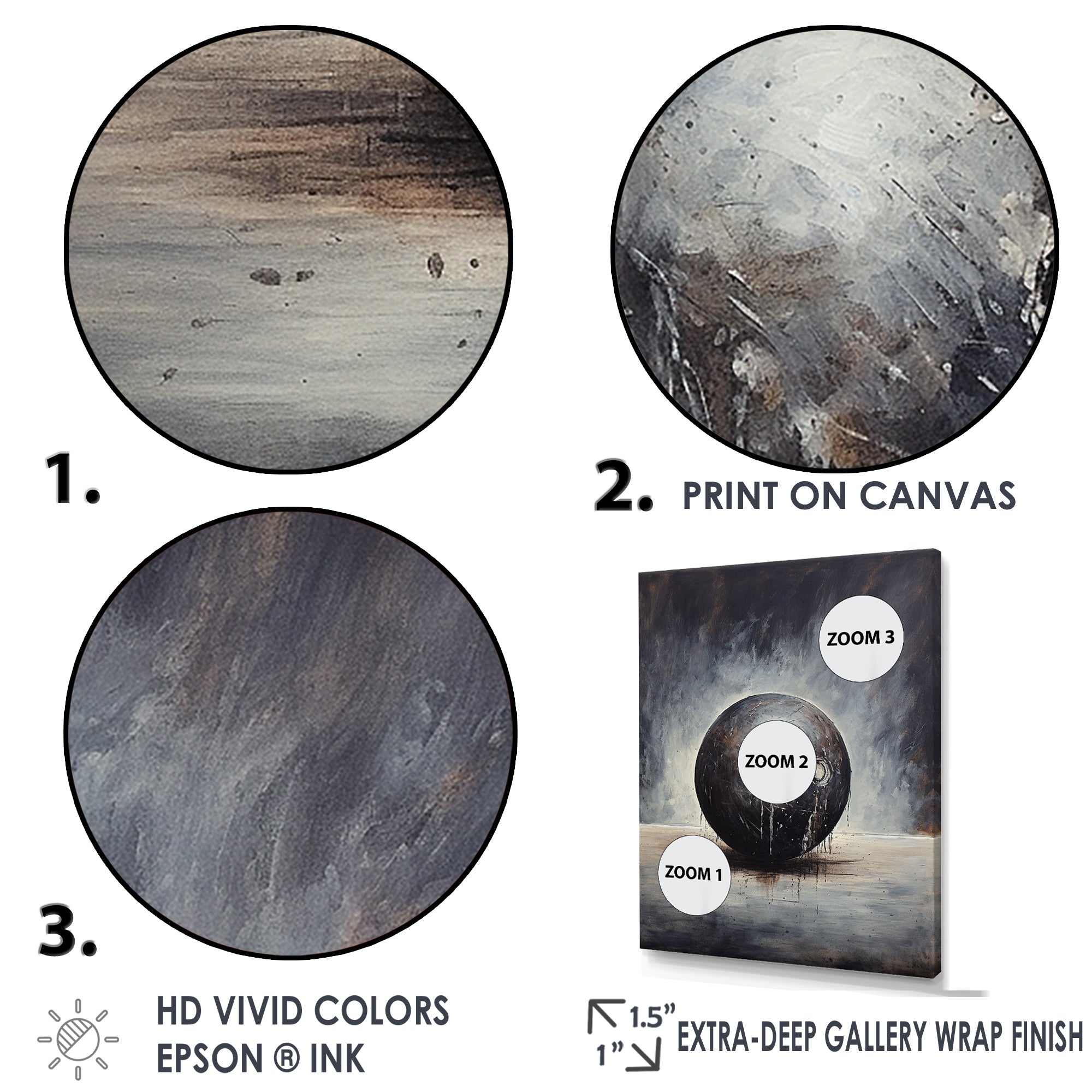 Bowling Slate Strike - Bowling Canvas Wall Art