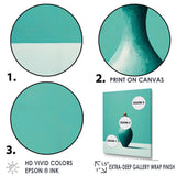 Turquoise Tenpin - Bowling Canvas Wall Art