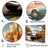 Cubist Interpretation Of A Vintage Car - Car Vintage Canvas Wall Art