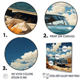 A Surrealism Vintage Car - Car Vintage Canvas Wall Art