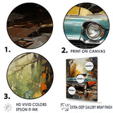 A Symbolism Vintage Car - Car Vintage Canvas Wall Art