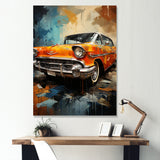 Abstract Vintage Car Memory - Car Vintage Canvas Wall Art