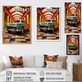 Pimp My Ride Retro Car - Car Vintage Canvas Wall Art