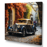 1960s Old Car In England - Car Vintage Canvas Wall Art