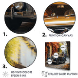1960s Old Car In England - Car Vintage Canvas Wall Art