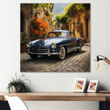 1970s German Car Beauty - Car Vintage Canvas Wall Art