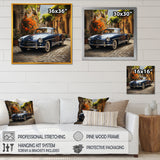 1970s German Car Beauty - Car Vintage Canvas Wall Art