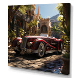 Expressionist Vintage Car Spirit - Car Vintage Canvas Wall Art