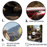 Expressionist Vintage Car Spirit - Car Vintage Canvas Wall Art