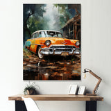 Symbolic Vintage Car Charm - Car Vintage Canvas Wall Art
