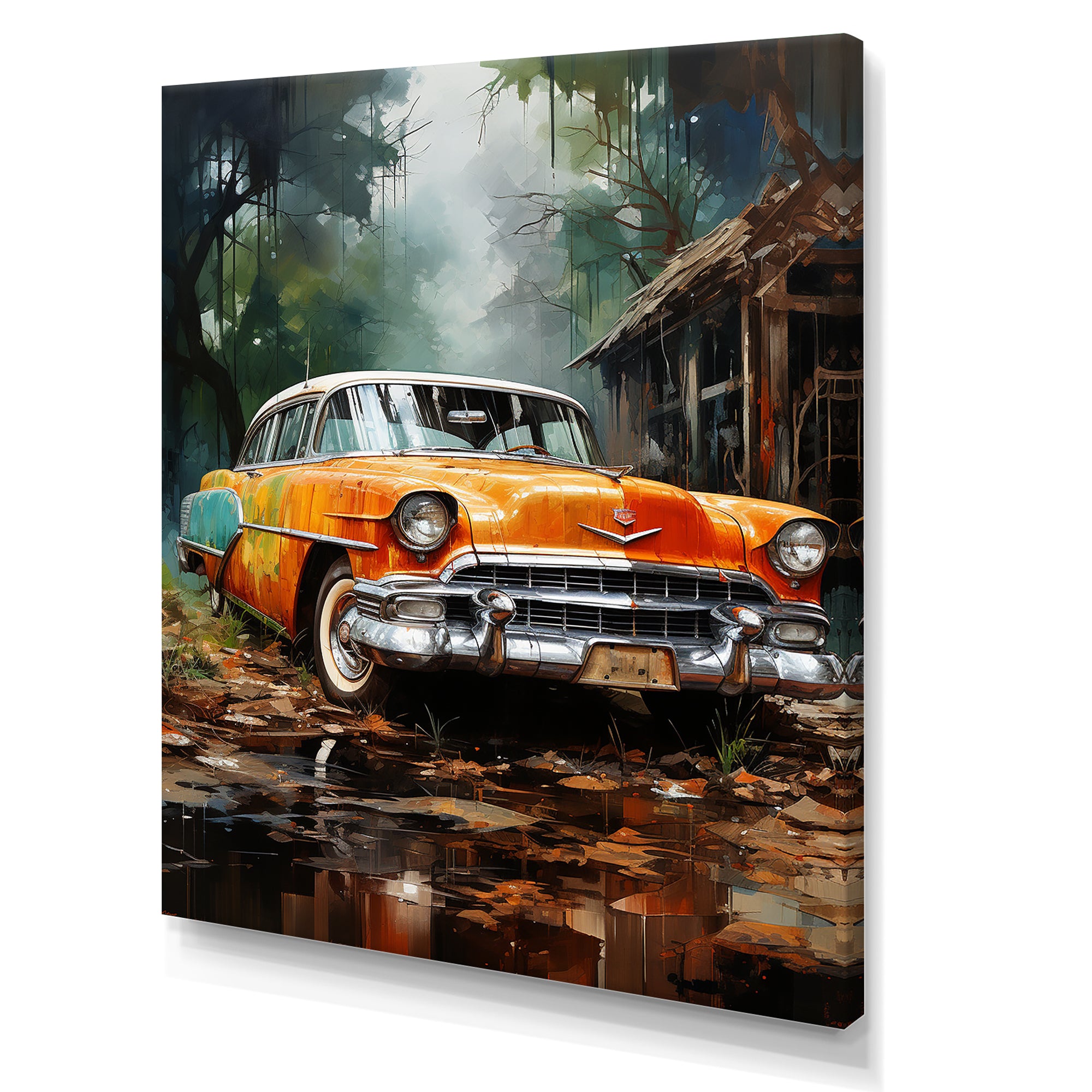 Symbolic Vintage Car Charm - Car Vintage Canvas Wall Art