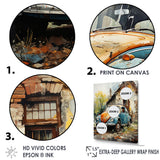 Symbolic German Car Charm - Car Vintage Canvas Wall Art