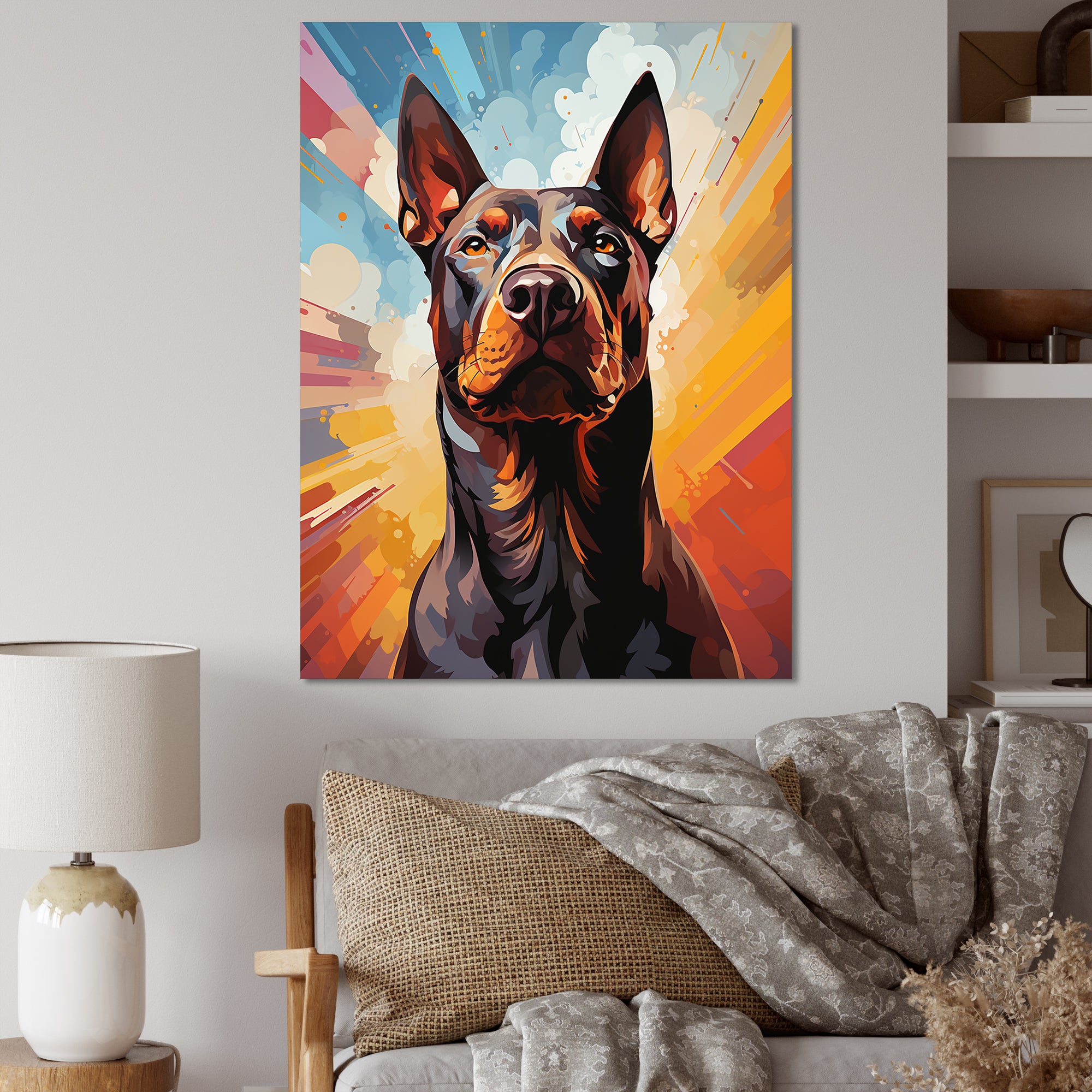 Bull Terrier Boldness - Dog Wall Art Prints