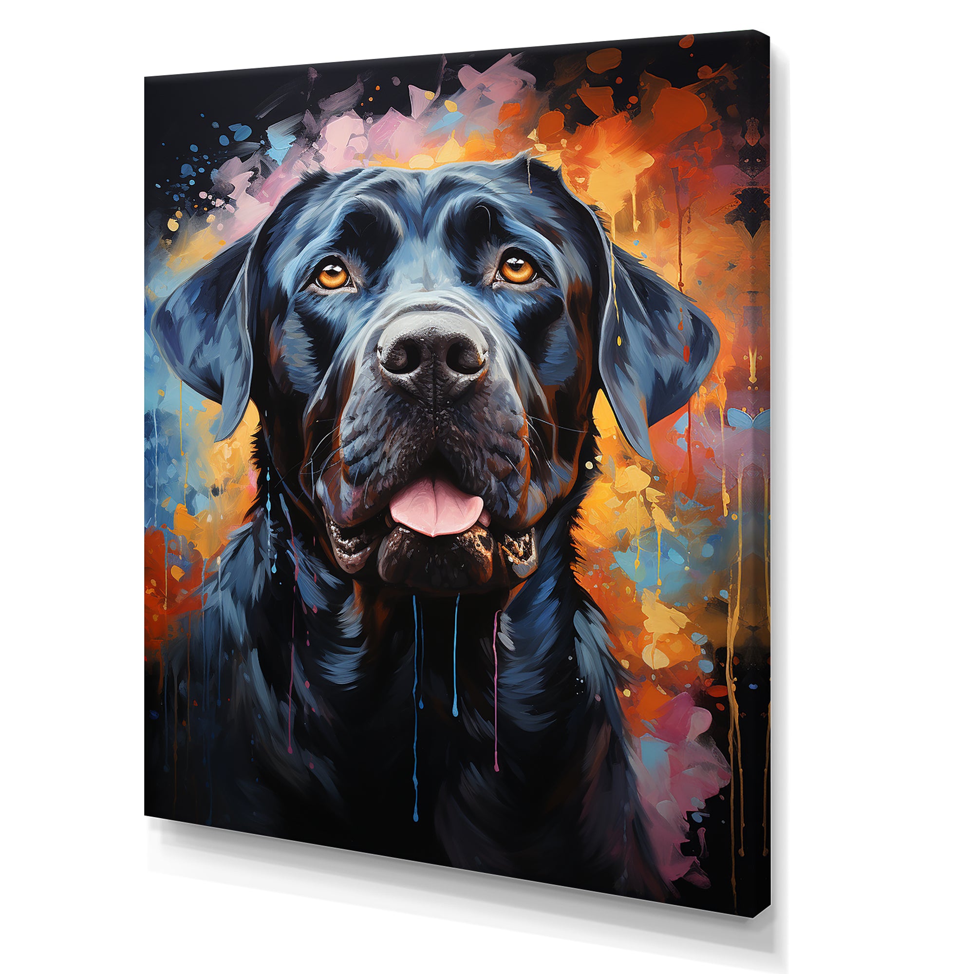 Popart Mastiff Majesty - Blue Dog Wall Art