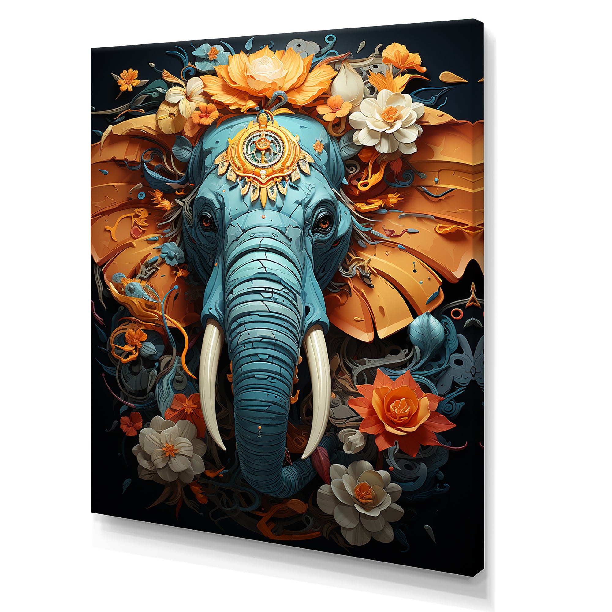 Urban Graffiti Pachyderms - Elephant Home Decor Art