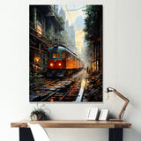 Luxurious Relaxing Train Journey I - Train Canvas Wall Art