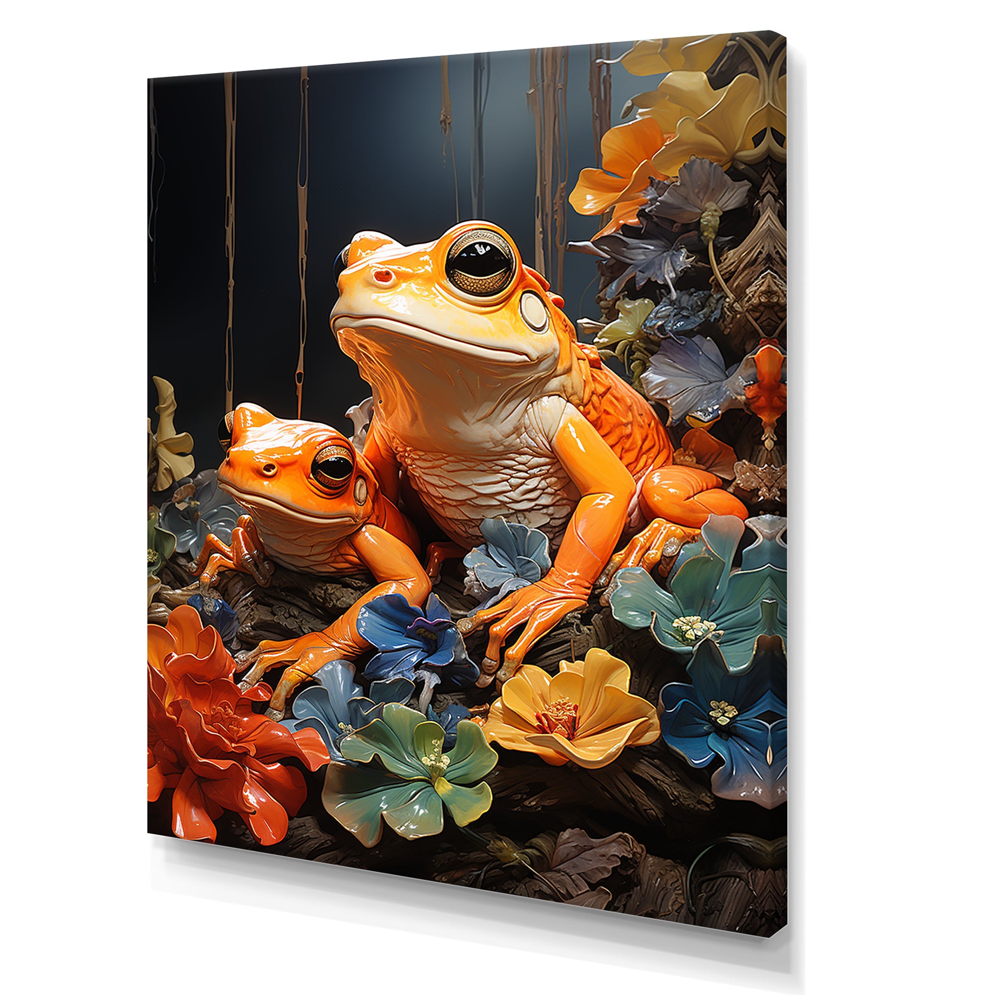 Expressionist Frog Spirit - Frog Wall Decor