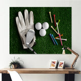 Golf Set Collage - Golf Canvas Wall Art