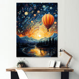 Hot Air Balloon Heavenly Bliss - Hot Air Balloon Canvas Wall Art